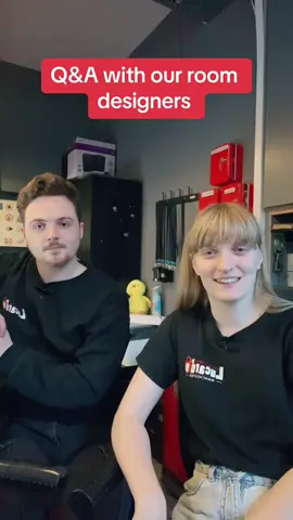 Ever wondered what goes into designing an escape room? Well wonder no more! Sarah and Marc are here to give you some insights into the process of building ‘Derailed’ 🔐  #lucardo #manchester #escaperoom #thingstodoinmanchester #fypシ #foryoupage #foryou #green #design #designer #question #answer 