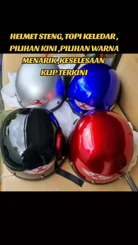 HELMET STENG, TOPI KELEDAR ,KURA PILIHAN KINI ,PILIHAN WARNA MENARIK ,KESELESAAN LAPIK DALAMAN, KLIP TERKINI 