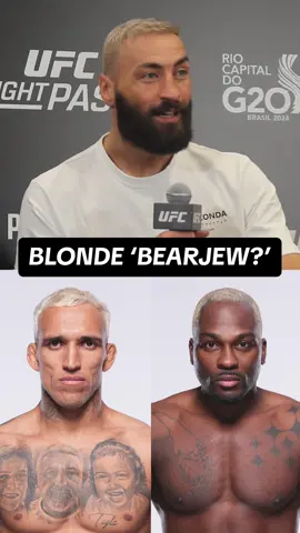 Paul Craig says his new blonde hair is inspired by guys like Charles Oliveira and Derek Brunson 👱‍♂️ #paulcraig #charlesoliveira #derekbrunson #blonde #blondehair #UFC #fight #mma #brazil 