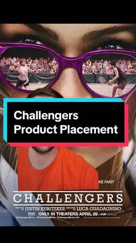 My take on the product placement in Zendaya newest movie Challengers.  #challengers #challengersmovie #newmovie #zendaya #tennis #products #productplacement #marketing #pepis #nike #adidas #oncloud #astonmartin #movie #movietok #film #filmtok #trending #foryou #fyp