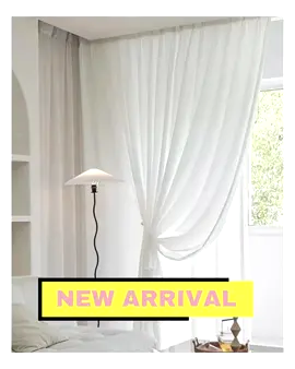 Asazal White Tulle High Quality Thick Yarn Luxury Chiffon Window $77.78