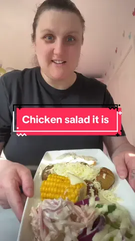 Nice to have a change of meals #fyp #fypシ゚viral #food #Foodie #foodtiktok #FoodTok #chickensalad 