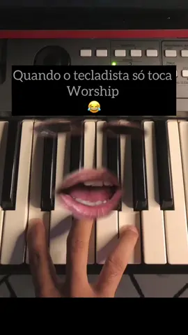 😂😂😂😂🎹 #humor #rir #standup #standupcomedy #igreja #worship #worshipmusic #guitar #bass #tecladista #gospel #cristaos #feliz #feriado 
