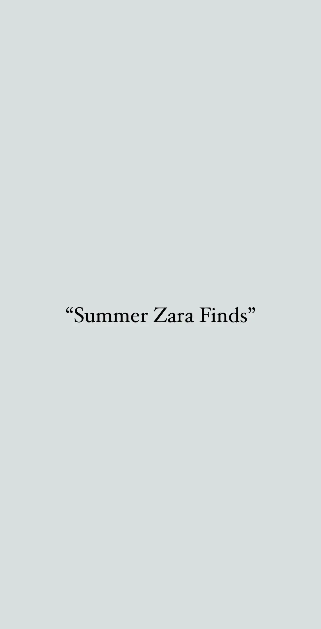 #zara #Summer #outfitinspo #fyp 