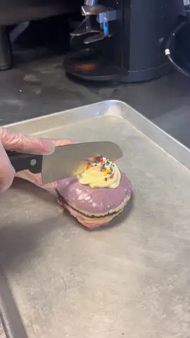 should we do it again but with sprinkles between each layer?!