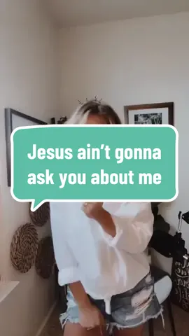 On judgement day Jesus ain’t gonna ask you about me sweets 😅 🤍#christiancontentcreator #christianconfidencecoach #confidence #christianwomen #womenwholovejesus #christianwomen #confidencecoachingforwomen #identityinchrist #christianreels #encouragingquotes #worthinChrist #confidenceinChrist #Jesusrevealspurpose #christiantiktok 