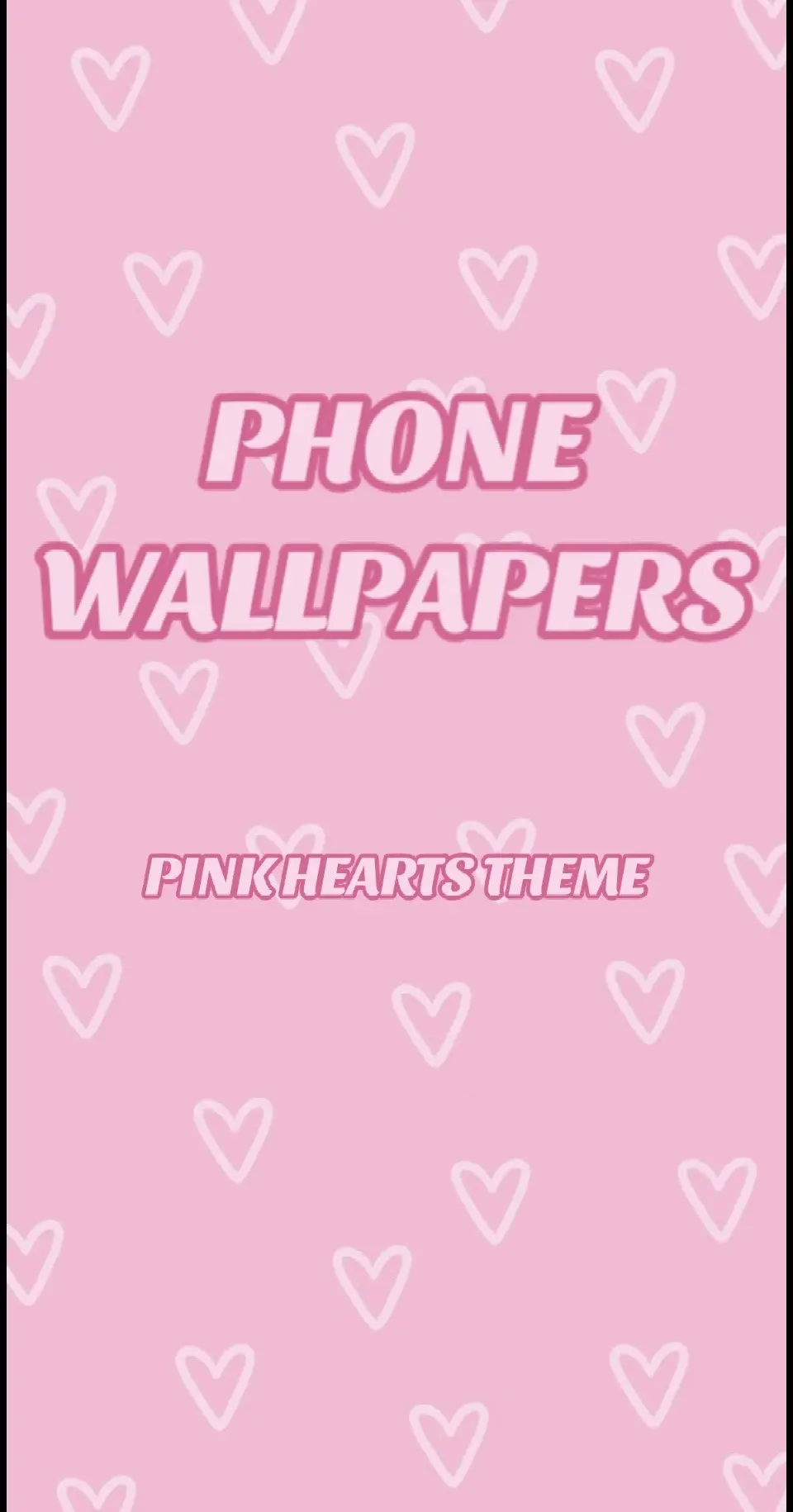 🩷PINK HEARTS🩷 #pinkhearts #phonewallpaper #pinktheme #pinkaesthethic 