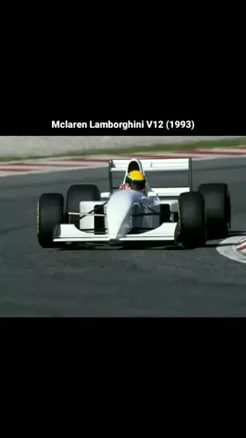 Ayrton Senna probando el McLaren con motor Lamborghini V12  #ayrtonsenna#senna#sennasempre 