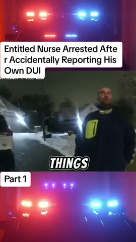 Entitled Nurse Arrested After Accidentally Reporting His Own DUI #cops #police #copsusa🚔🇺🇸 #policeofficers #foryou 