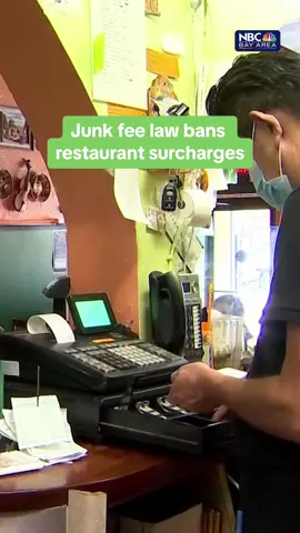 Junk fee law bans #restaurant surcharges • #BayArea #California 