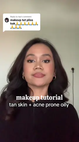 Replying to @taa ini ya tutorialnya 🤎🤓 detail produknya menyusul di komen ya! #makeuptutorial #tanskin #makeup #fyp 