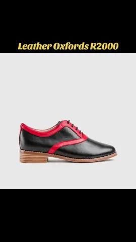 Crafted with genuine leather, these black oxfords are perfect for any occasion. Size: 3-8 Price: R2000 To order WhatsApp: 0817663490 Elevate your shoe game now!