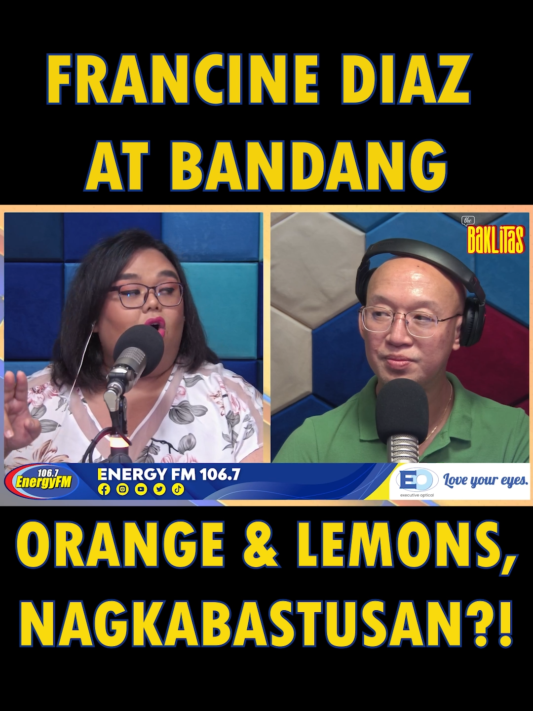 Sino nga ba ang dapat sisihin sa chika na 'to?? #EnergyFM1067 #SameSamePeroIba #fyp #fypシ #Foryou #francinediaz #orange&lemons