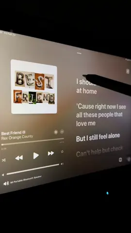 Bestfriend • Rex Orange County #lyrics #applemusic #lyricsonipad #opm #music 