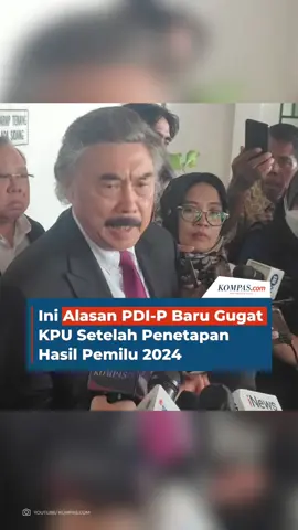 Tim Hukum PDI-P Gayus Lumbuun mengungkap alasan pihaknya baru melayangkan gugatan terhadap KPU ke Pengadilan Tata Usaha Negara (PTUN) setelah hasil pemilu diumumkan. 