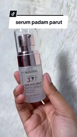 siapa pernah try Skintific Symwhite 377 Dark Spot Serum ni?  @skintific.my  #skintificmy #skintific377darkspot 