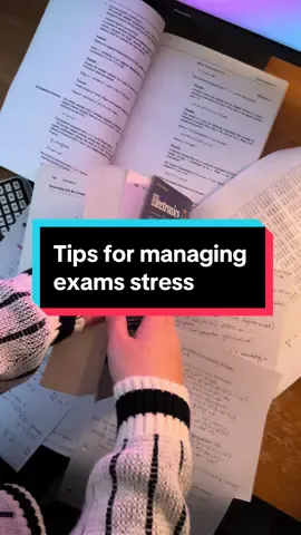 It’s exam season and student content creator Ikra, has shared her tips for tackling exam stress 📝 #Exams #Stress #Study #Revision #StudyTok #Student #Uni #University 