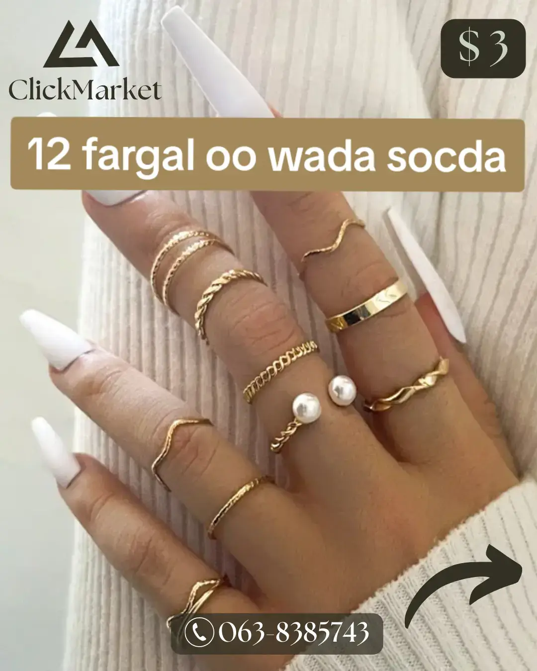 Profileka booqo wax badanoo ku qanciyo si aad uga hesho waxanad nagala soo xidhidhaa labarka dalabka ee whatppka  Waxaad naga heleysaa waxwalba oo gabadhi qurux u isticmaasho, iyo waliba agabkii caruurta oo nooc walba ah! #clickmarket #hargeisa #hargaysa #borama #boorama #burco #berbera #barbara #somaliland #somalilander #somalia #fyp #foryou #foryourpage #foryoupage #viral #viraltiktok #tiktok #trending #trend #somalitiktok #muqdishotiktok #trendingvideo #reels