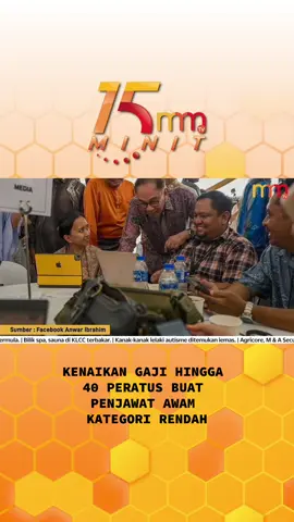KENAIKAN GAJI HINGGA 40 PERATUS BUAT PENJAWAT AWAM KATEGORI RENDAH  15 Minit MMTV 2 MEI 2024 #15minitmmtv #utusanonline #kosmoonline #mmtv #berita #relevan #mutakhir  