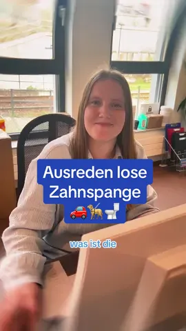Ob vom 🚗 überfahren oder vom 🦮 gefressen - wir haben die besten Ausreden gesammelt. 🤫😅  #MeinDentist #zahnmedizin #zfa #kfo #meindentistteam #berlin #losezahnspange #ausreden 