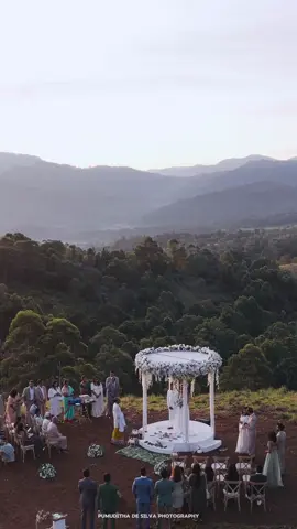 Dream Mountain Wedding of Kaushala & Pradeep 🍃 #wedding #destination #photography #destinationweddings #srilanka #fyp #foryou 