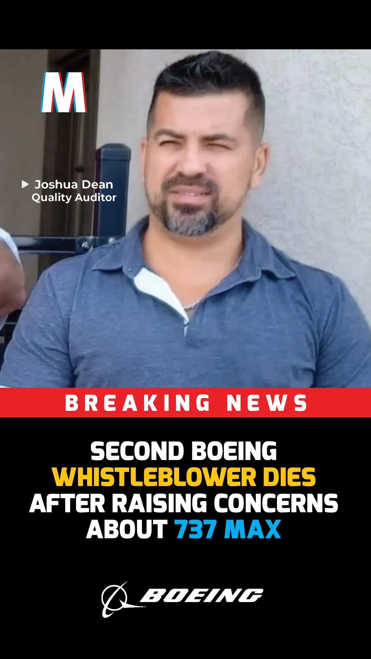 BREAKING: Second Boeing whistleblower dies after raising concerns about 737 MAX #Boeing #Whistleblower #737 #737Max #crime