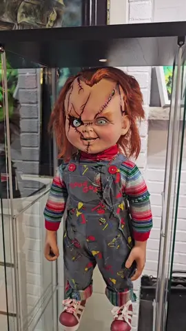 Bride of Chucky 1:1 Life-size Chucky NECA toys. Added to collection. Love it! #childsplay #brideofchucky #horror #horrormovie #2000s #toy #toys #horrortok #chucky #because #lifesize #lifesizedoll #scary #spooky 