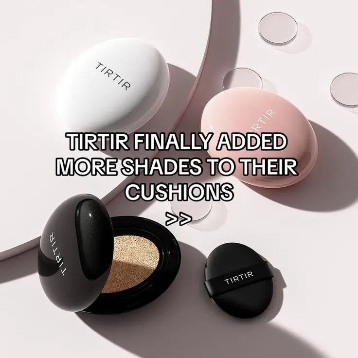 THERE ARE ALSO COMING MORE SHADES NEXT MONTH!!! #lufsmiral #小红书 #fyp #viral #tirtir #tirtircushion #cushion #kbeauty #korea #beauty #BeautyTok #pale #makeup #makeuptok #koreanmakeup 