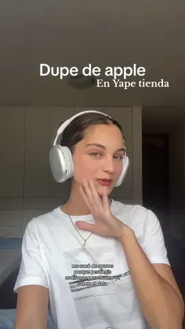 Mi accesorio favorito🎧 dupe de apple en Yape Tienda💜 @Yape #outfit #OOTD #doupe #headphones 