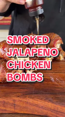 Smoked Jalapeno Chicken Bombs Hot Off the Pit Boss 🔥 How many of these could you take down, Pit Boss Nation!? 🎥: @TheFlatTopGrillKing.  #pitbossgrills #armadilloeggs #bbq #pelletgrill #bbqlovers