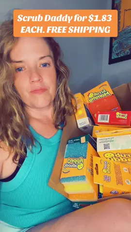 Stop wasting your money spending five dollars per scrub daddy when you can get it for $1.83 each! #ScrubDaddy #ScrubDaddyAllStarKit #CleaningSupplies #CheapCleaningSupplies #TikTokShopSale #TikTokShopSale #TikTokShop #CleanTok #saving 