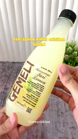 Sari lemon murni baik utk kesehatan #fyp #fypシ #sarilemon #sarilemonmurni #sarilemonasli #gemeli #lemon #airlemon #detoxdrink #detoxtubuh 