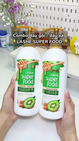 Combo dầu gội - xả Lashe Supper Food #lashesuperfood #combodaugoixa #daugoi #dauxa  #daugoidauxa #review #tocxinhmoingay #muottoc #goclamdep #reviewlamdep #unboxing #xuhuong #xh #viral #fyp #foryoupage #muataitiktok 