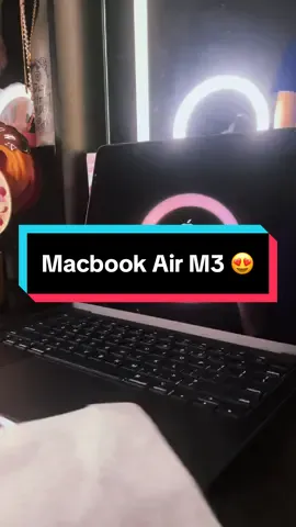 The Midnight color is so beautiful! 😍🥰 #apple #beauty #laptop #fyp #foryoupage #macbook #macbookair 
