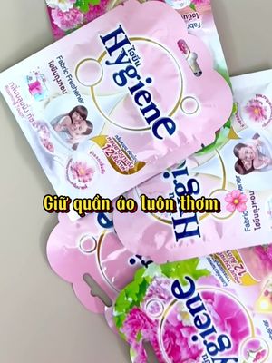 Tiết kiệm nước giặt xả với túi thơm Hygiene nè #thơmquanao #tuithom #tuithomhygiene #vietthaimarket 