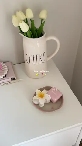 clean with me 🧽🫧🌷✨ I love it when I get a boost of energy after being sick. It kick starts me into cleaning and organizing because I was bed rotting and letting my house go.  Clean sheets, changing the appearance of my nightstand (I got sick of looking at it while laying in bed), putting everything back where it goes and finally installing that shower caddy in my daughters bathroom that I’ve been promising to get to as soon as I felt better. And now I have a clean house and a kickstart to my weekend. Since binging Outer Banks - all I wanna do is go on my boat and look for $400 million dollar treasure 😆 and get some much needed sun ☀️  🔎 Search 21566545 @SHEIN for the bathroom storage rack or click the link in my bio under Shop My Shelf 🫶🏻 *some gifted items shown #CleanTok #resetroutine #reset #cleanhome #organizedhome #stopmotion #shein 