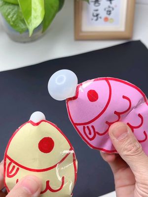 little fish that blows bubbles. It’s fun and stress-relieving #handmade #craft #viral #follow #foryou #Children #papercraft 