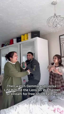 Our version of Gemma and Gorka 🙈 our life behind the scenes ✨| Watch Gemma and Gorka: Life Behind the Lens series 2 on W channel this Monday at 8pm and stream for free on UKTV Play #ad  @UKTV Play @W Channel  #GemmaAndGorka #foryou #behindthescenes #dayinthelife #family