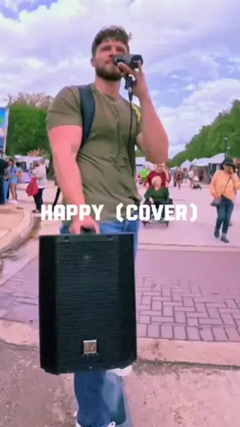 Everyone seemed happy except one person 😄😄 Happy (Cover) #fypシ #happy #cover #viral #music #lyrics  @jeremiahmiller 