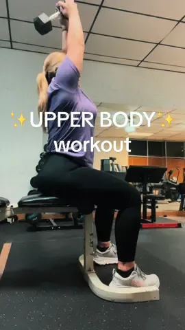 yesterdays workout 🤝🏼 todays soreness   —— NOW GO TO THE GYM BESTIES!!!! #sahm #workout #upperbody #momswholift #momtok #fypage 