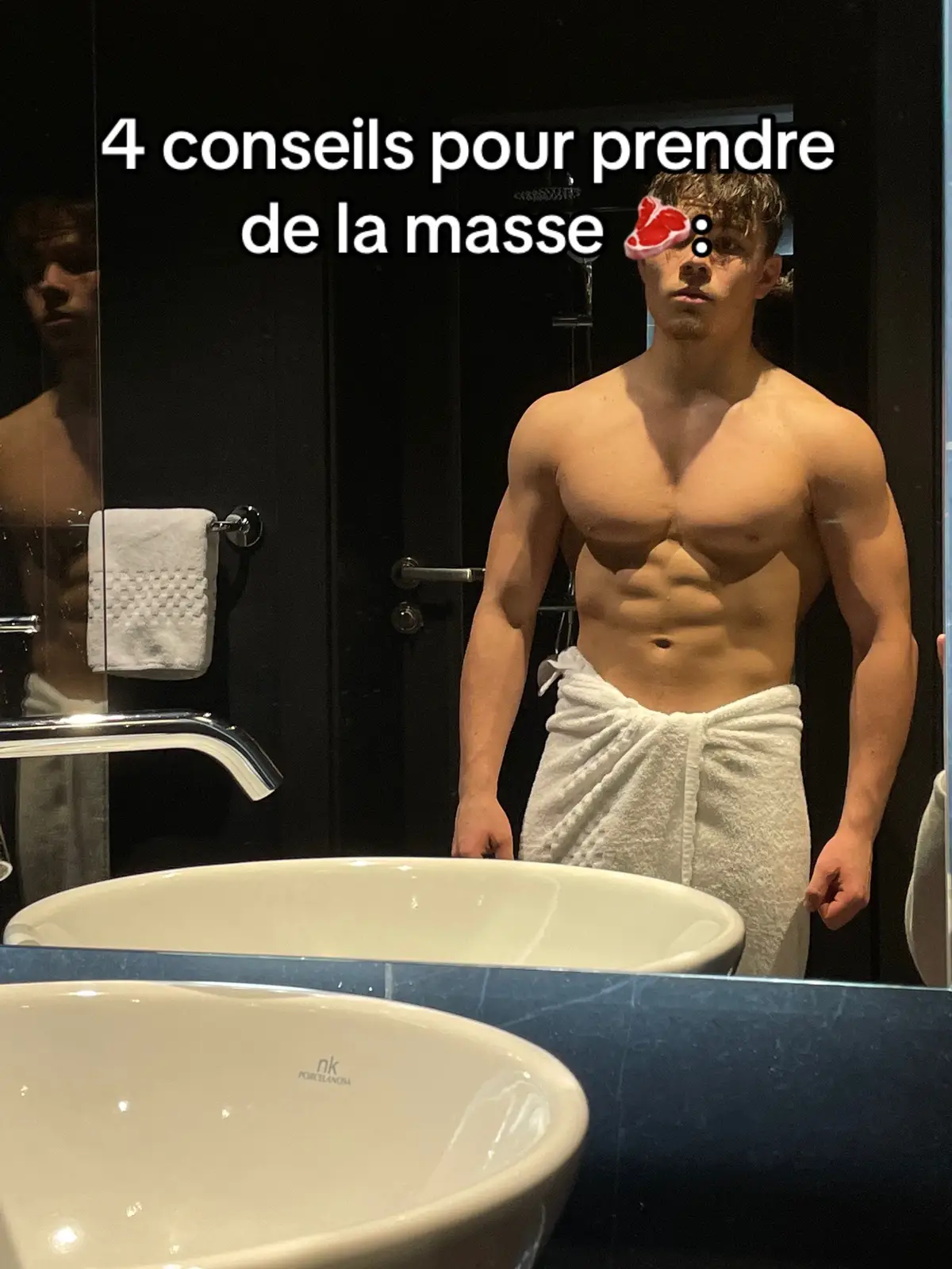 4 conseils pour prendre de la masse 🥩 Abonne toi✅ Insta: victor_d78 #pdm #progres #diet #gym #muscu #fyp 