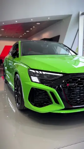 New Audi RS3 Sportback in this beautiful Kyalami Green 💚 #audi #audirs3 #rs3 #audirs3sportback #rs3kyalami #audisport