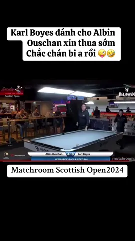 Anh em cần học bi a cứ vào trang cá nhân mình có sách giáo khoa dậy học bi a#AlbinOuschan#Scottish Open 2024#Billiards#thethao#xuhuong#trending