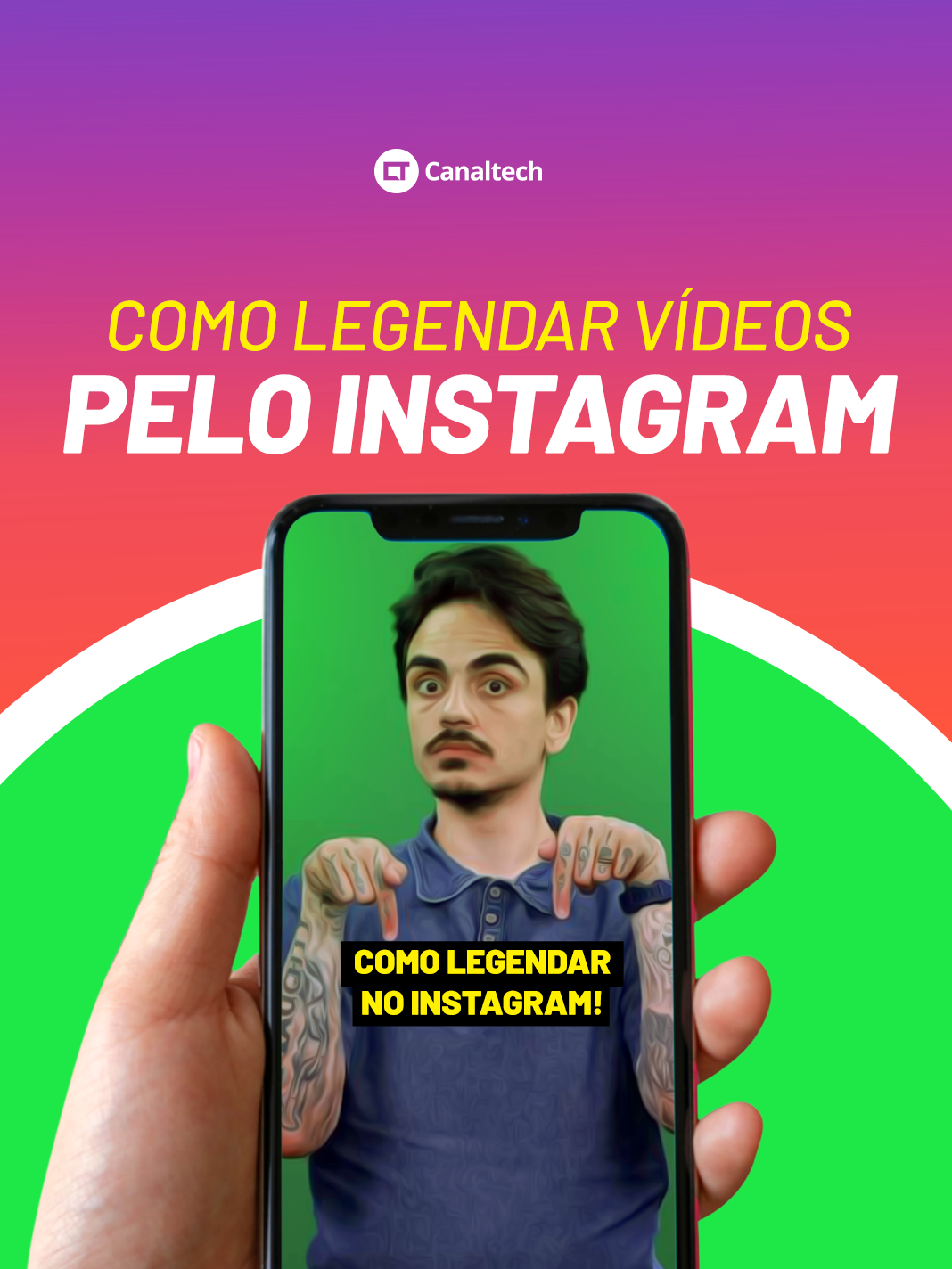 No vídeo de hoje te mostramos uma nova função do #Instagram capaz de colocar #legendas nos seus vídeos com muita facilidade, se liga!