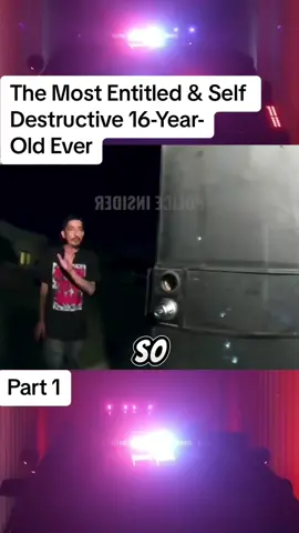 The Most Entitled & Self Destructive 16-Year-Old Ever #cops #police #copsusa🚔🇺🇸 #policeofficer #foryou 