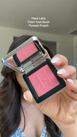 We know and we love Fire moon so today let’s try the @Haus Labs by Lady Gaga  color fuse blush in Pomelo Peach #makeup #blush #makeupreview