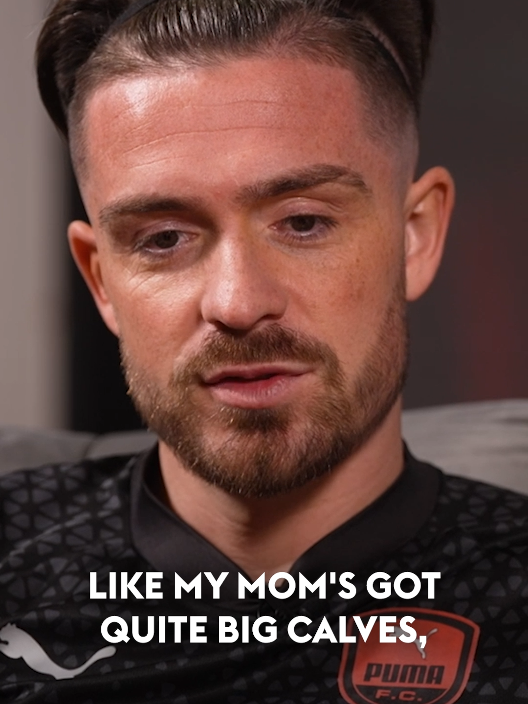 Jack Grealish reveals how he got his famous calves... 😂 #Grealish #Funny #PremierLeague