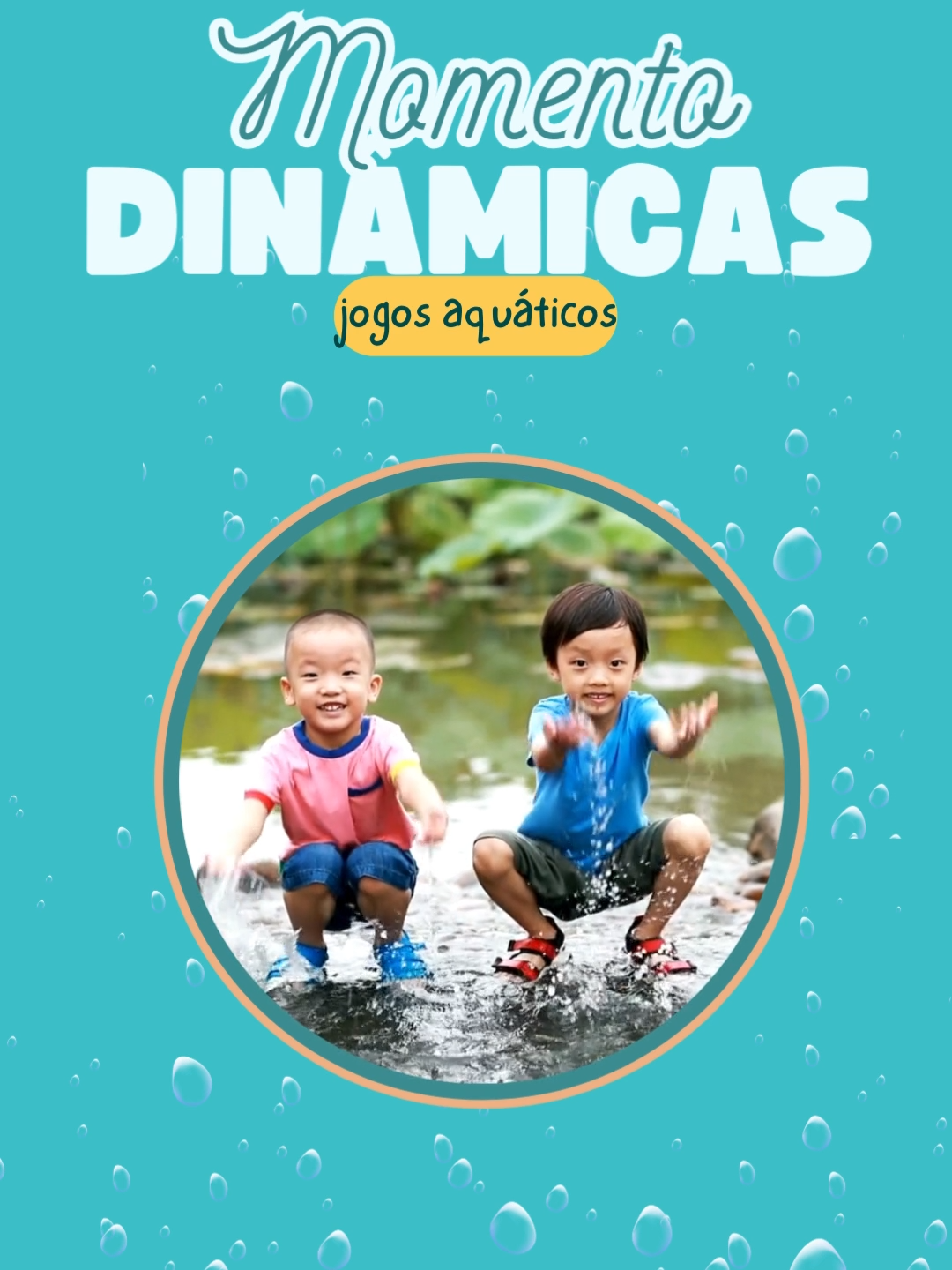Dinâmica simples e fácil de fazer! Só falta o nome 🥰 Comente qual o nome você colocaria nessa brincadeira? #dinamicasdivertidas #jogosaquaticos #criancastiktok  Créditos 📽️: @/ogretmen.baba
