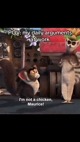 Like a footless chicken😂 #madagascar #kingjulien #memes #meme #entertainment #work #dailyarguments #worklife #adulting #relatable #funny 
