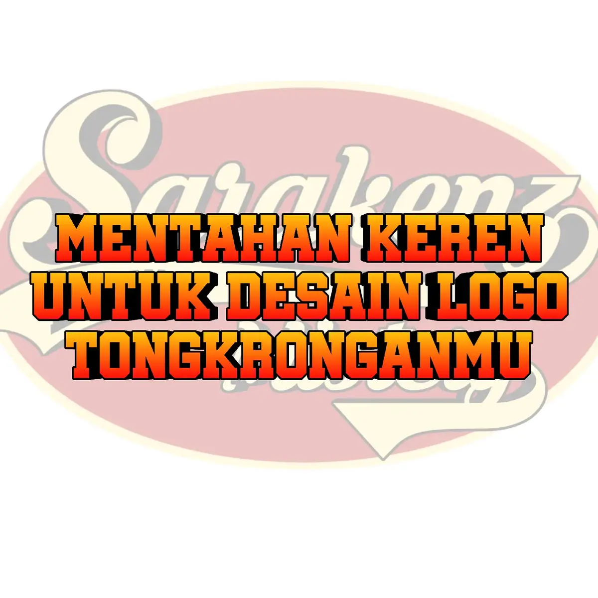 order desain keren dan murah? langsung ke ig : sarakenz19 ajaaaa #desainlogo #logotongkrongan #sarakenz19 #mentahanlogo #logodesign #oetaraorangstyle 